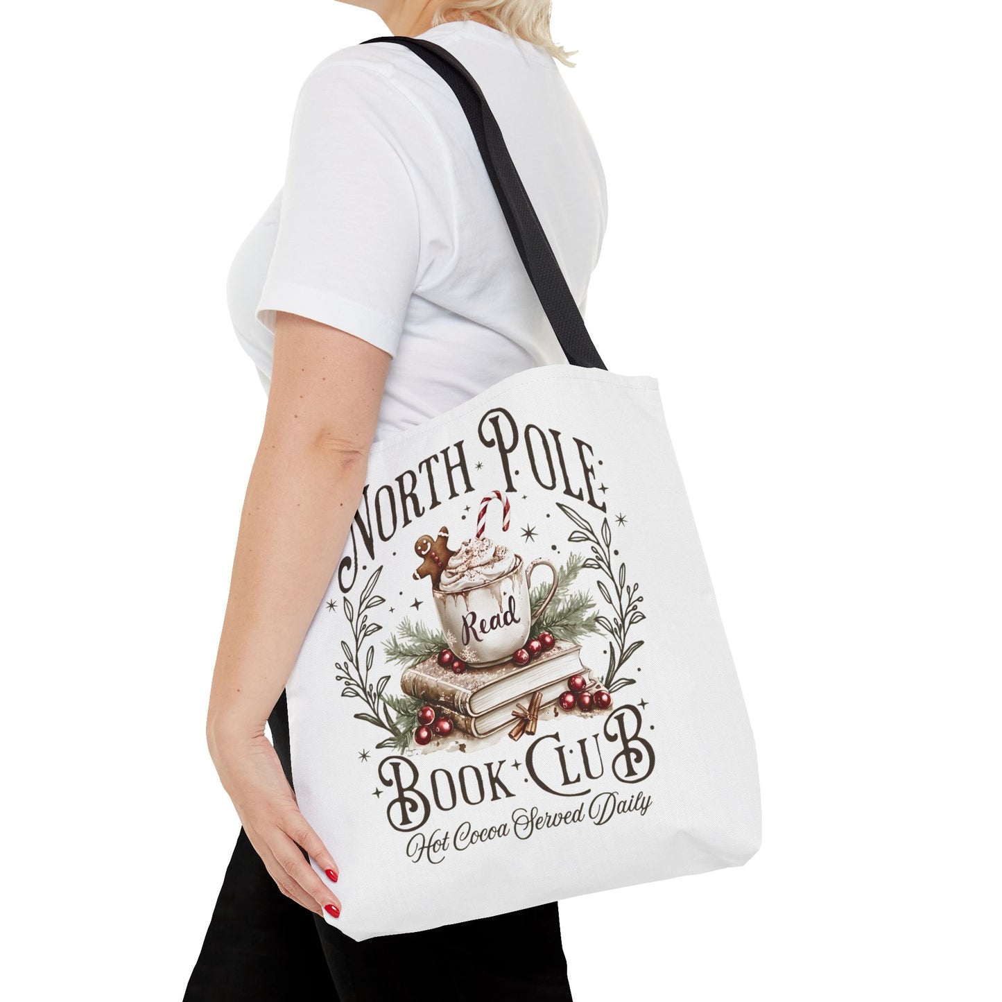 North Pole Book Club Tote Bag