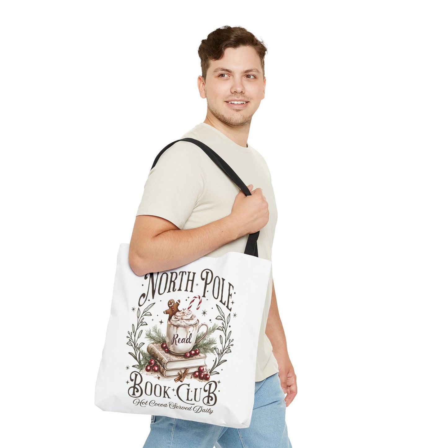 North Pole Book Club Tote Bag