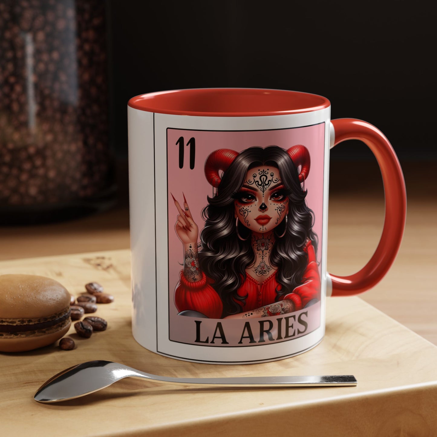 La Aries Spanish Horoscope Coffee Mug