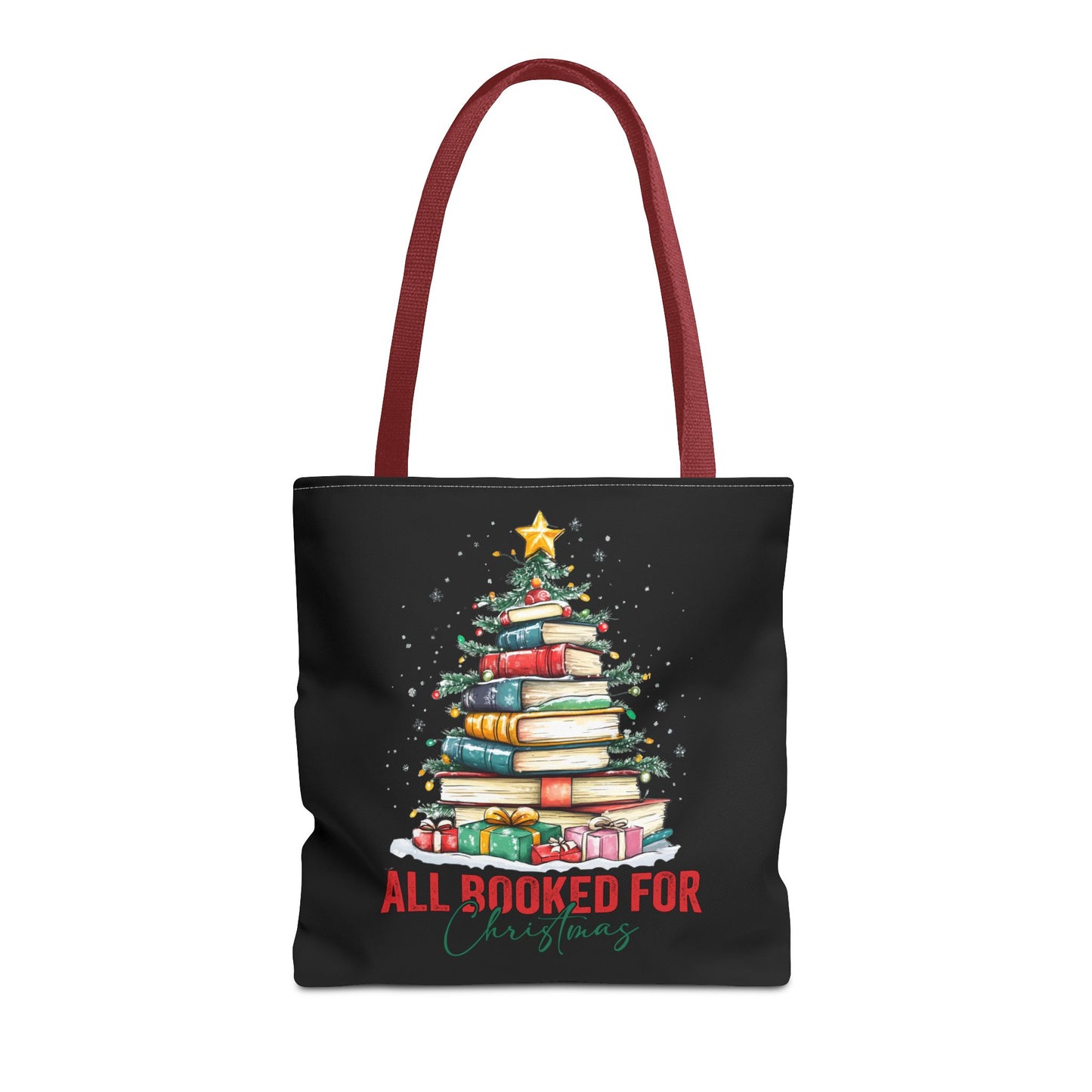 All Booked for Christmas Tote Bag