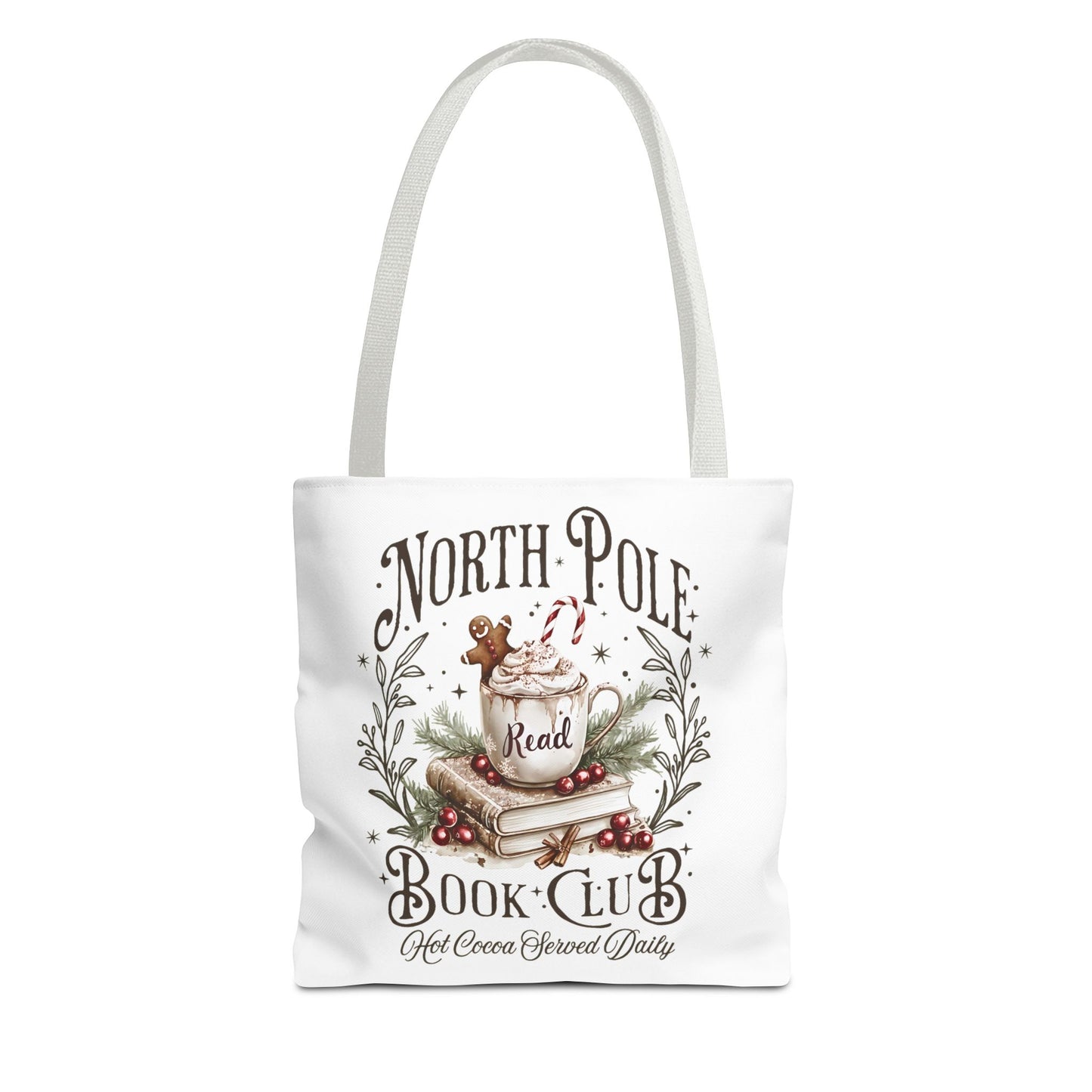 North Pole Book Club Tote Bag