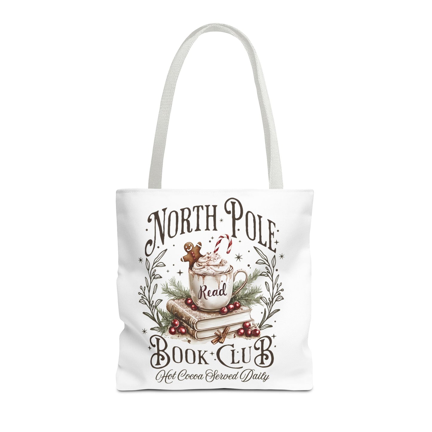 North Pole Book Club Tote Bag