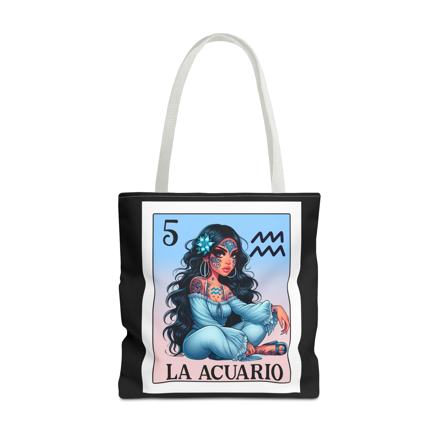 Acuario Spanish Horoscope Tote Bag