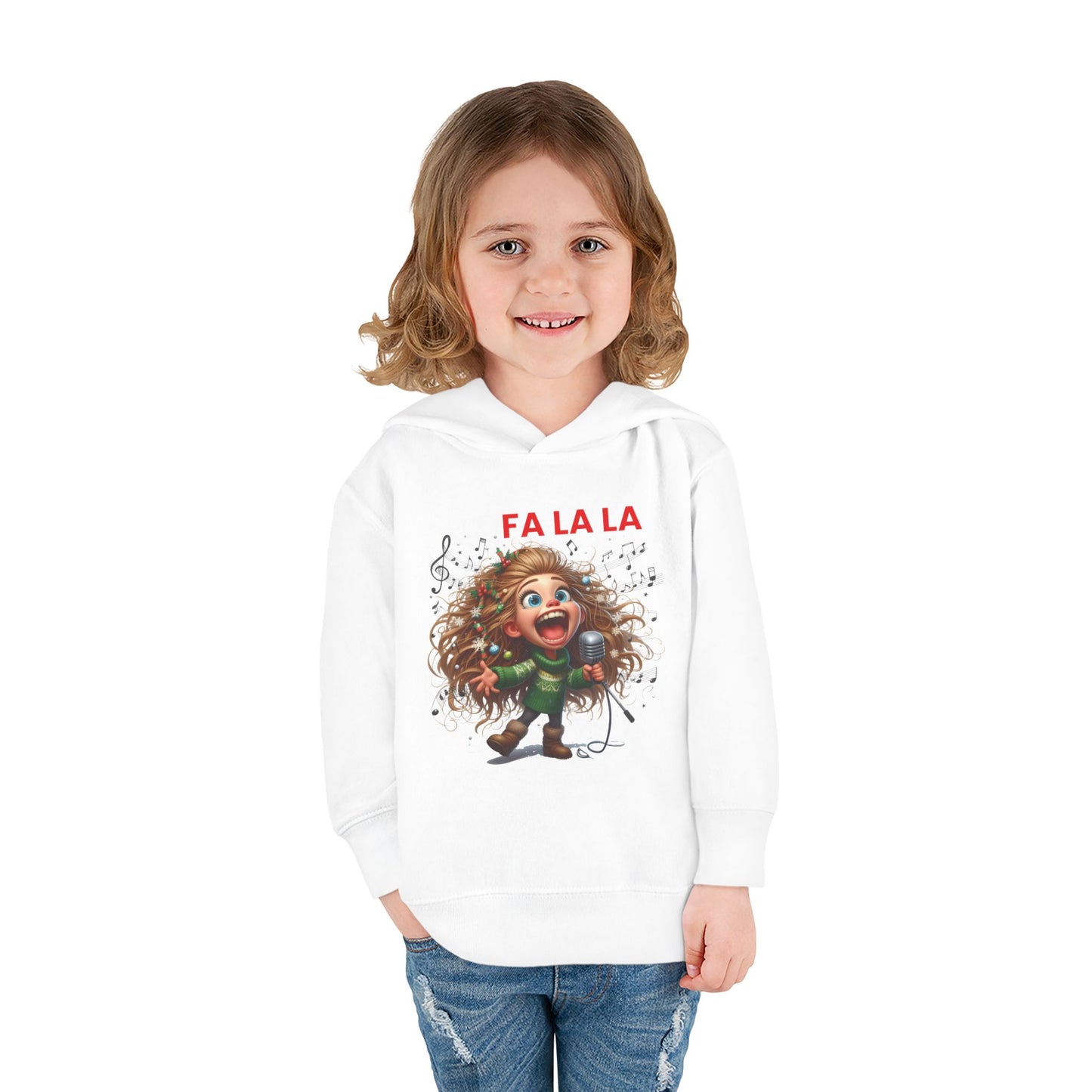 FA LA LA Christmas Toddler Hoodie