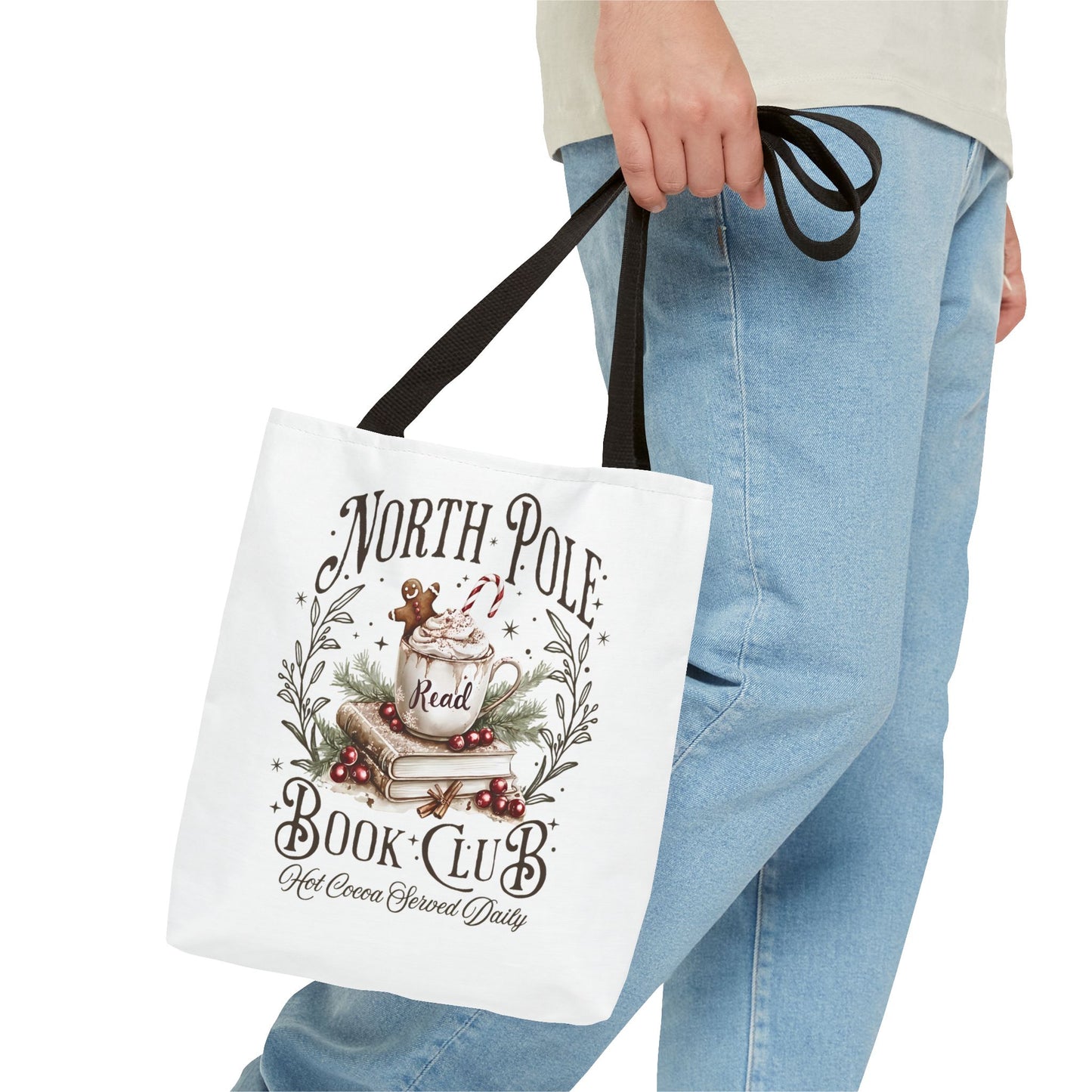 North Pole Book Club Tote Bag