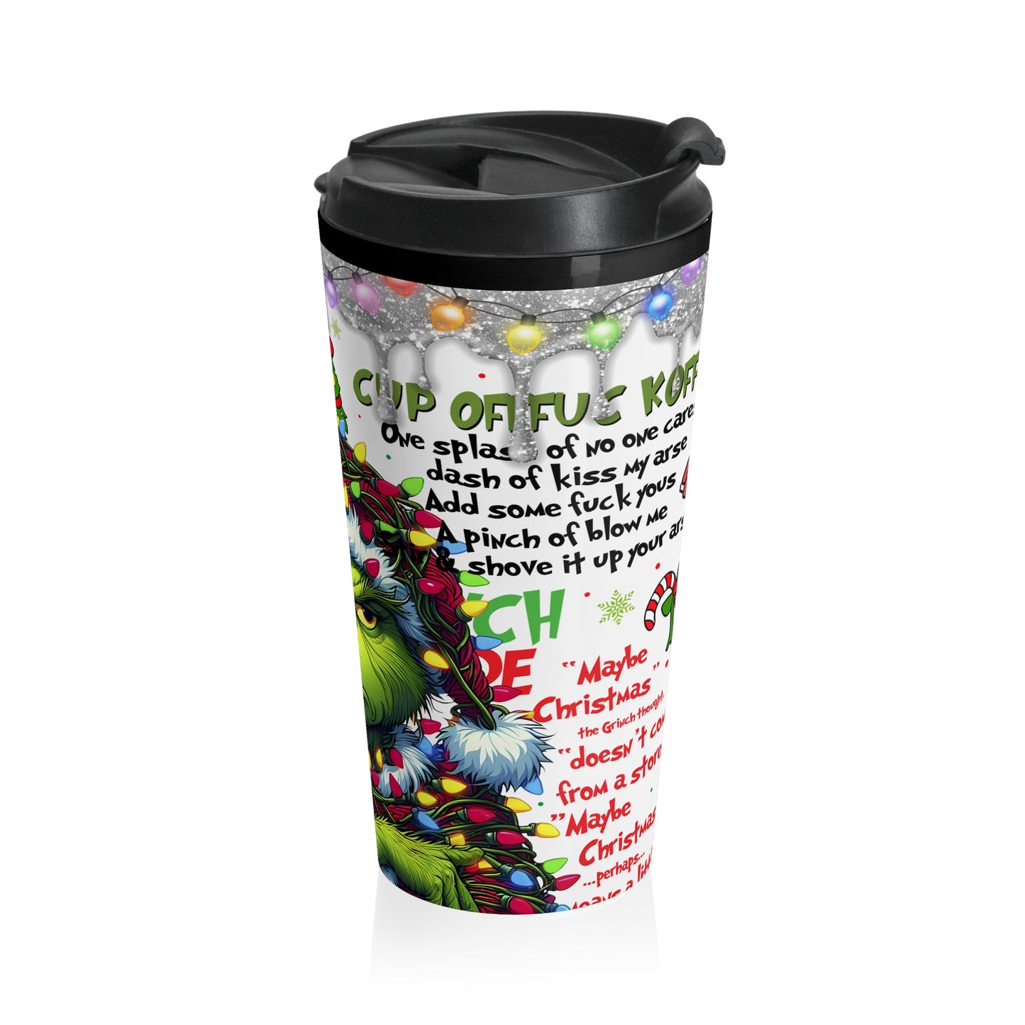 Grinch 15oz Travel Mug