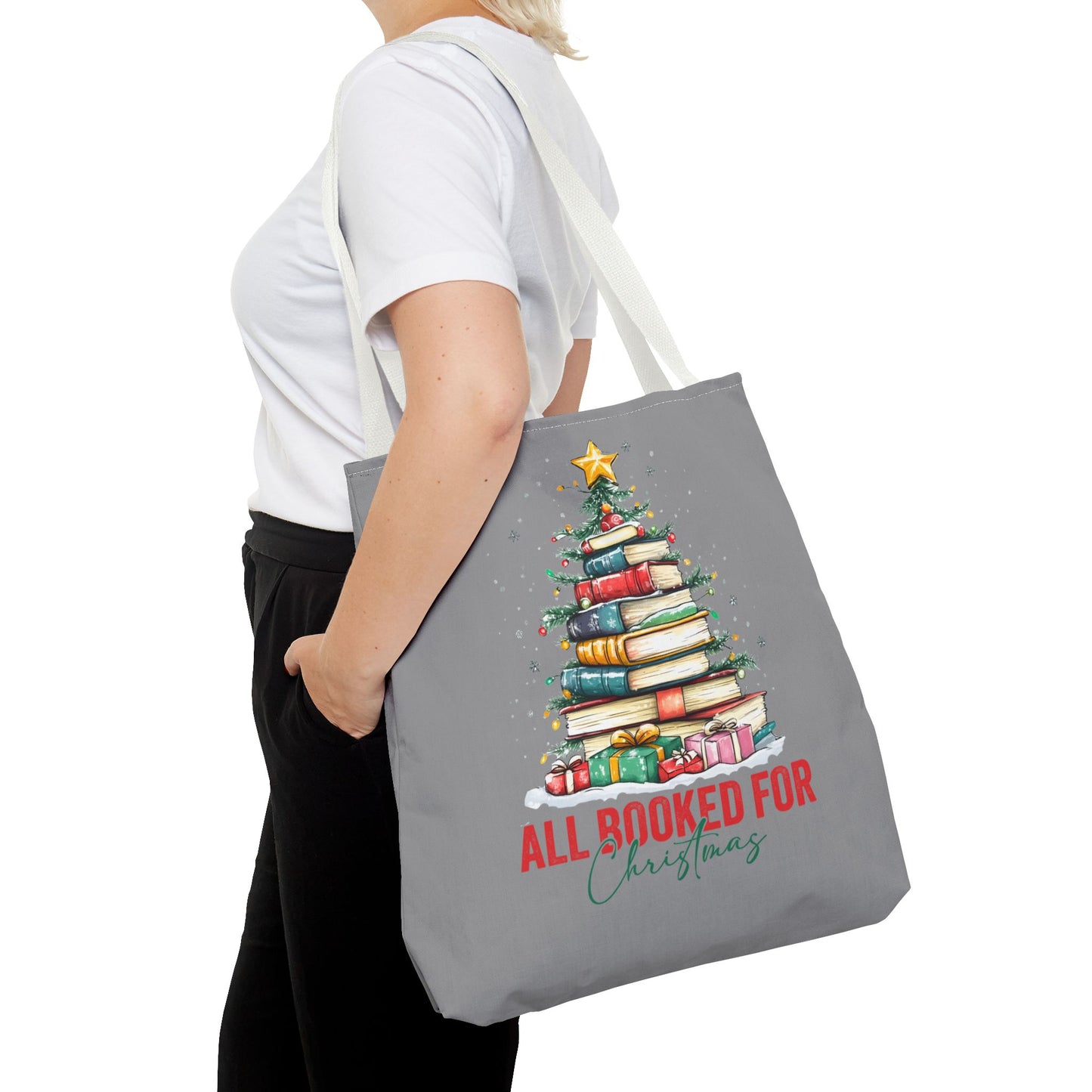 All Booked For Christmas Tote Bag