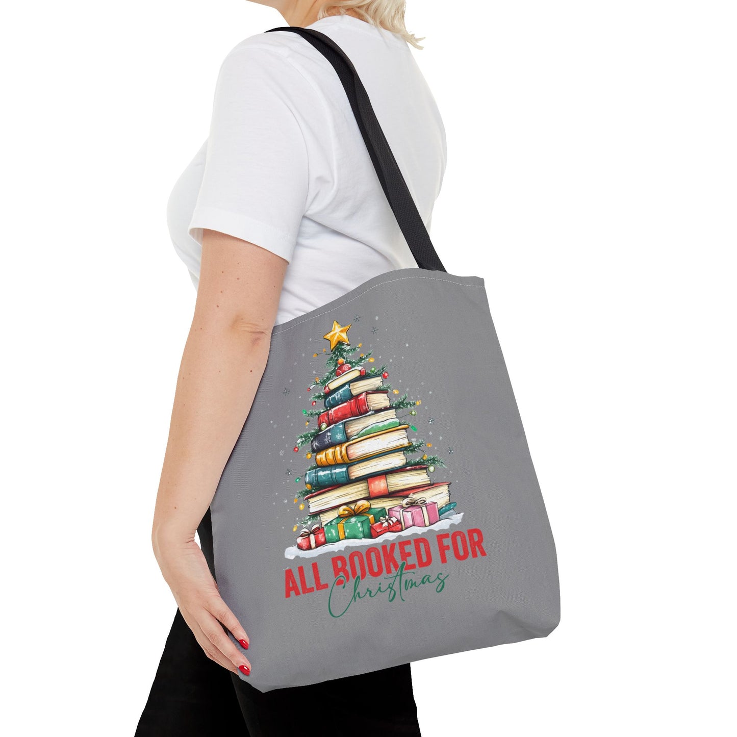 All Booked For Christmas Tote Bag