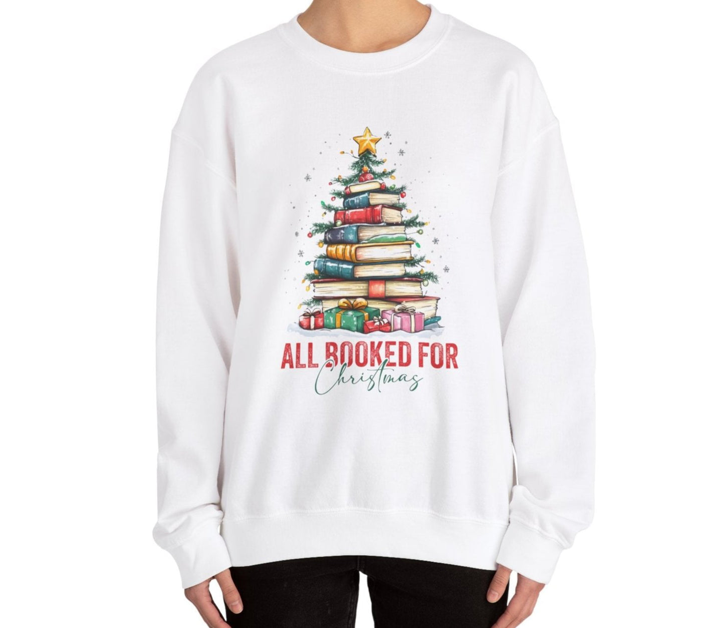 "All Booked for Christmas" Unisex Sweatshirt