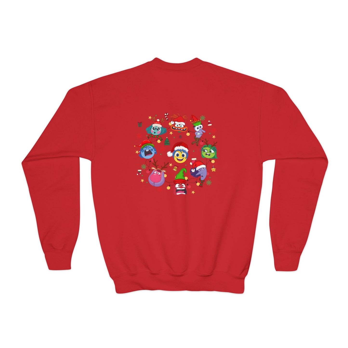 Emotions Christmas Youth Crewneck Sweatshirt