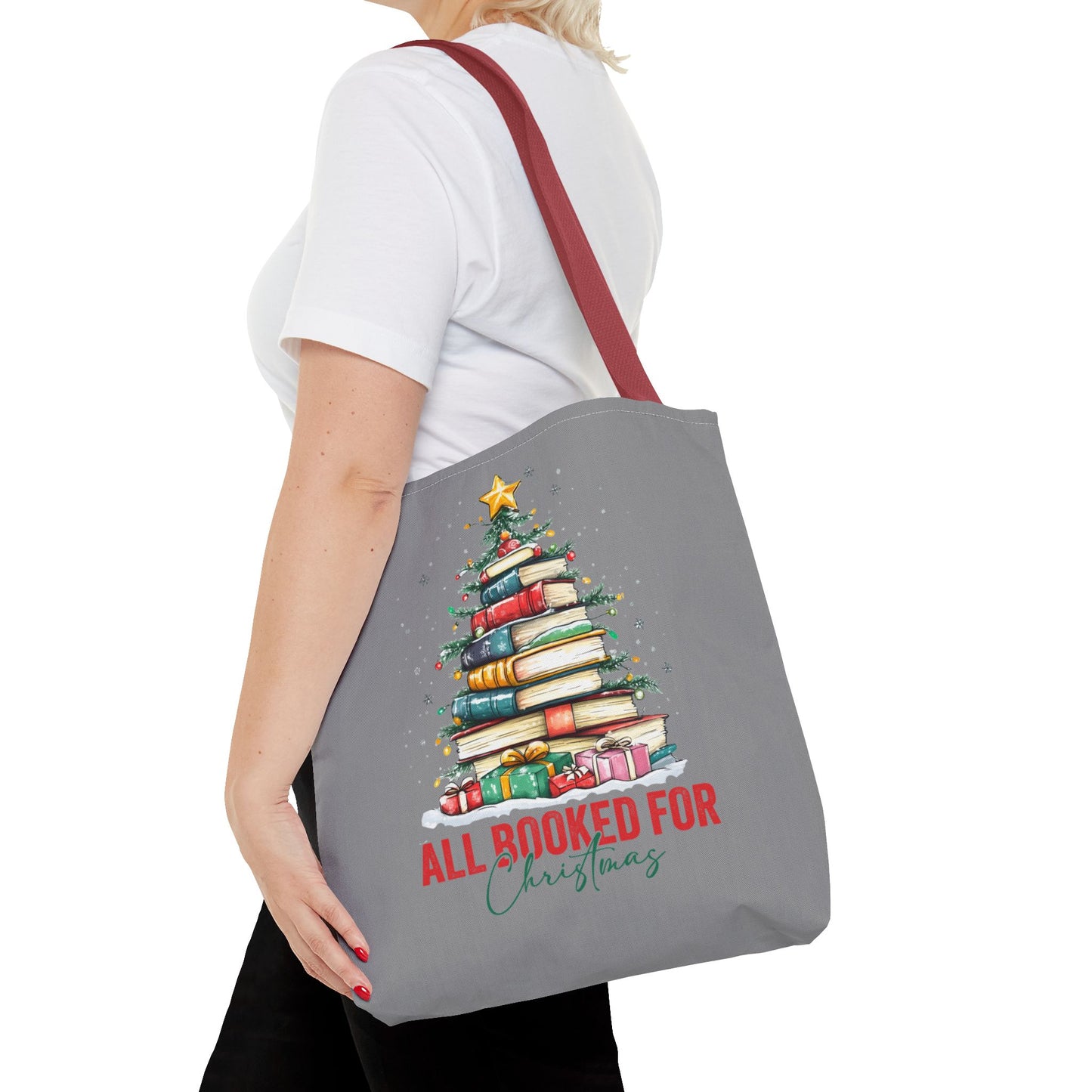 All Booked For Christmas Tote Bag