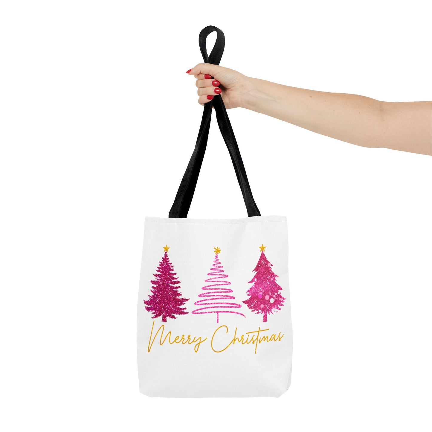 Merry Christmas Tree Tote Bag