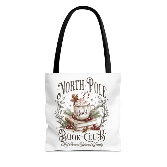 North Pole Book Club Tote Bag