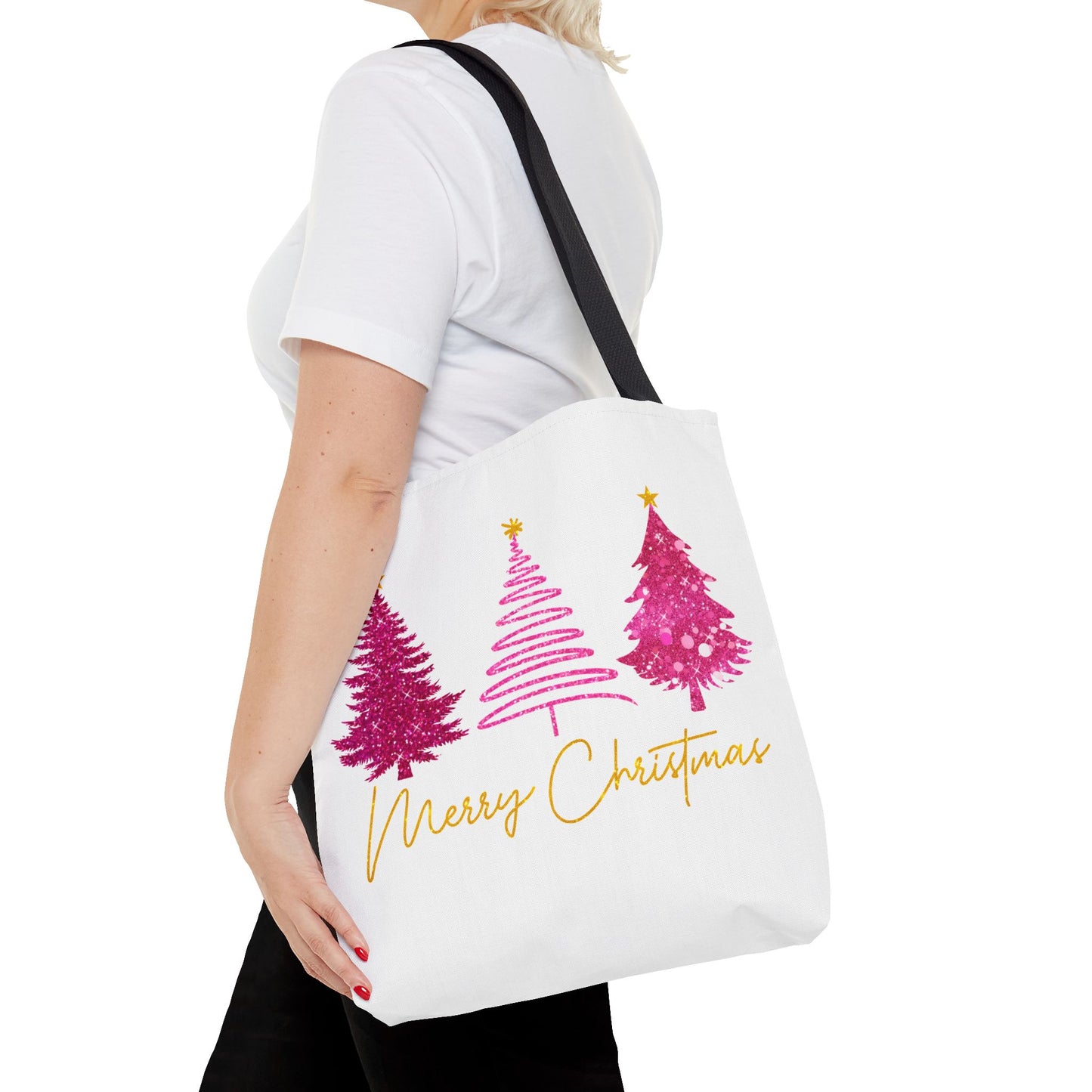 Merry Christmas Tree Tote Bag