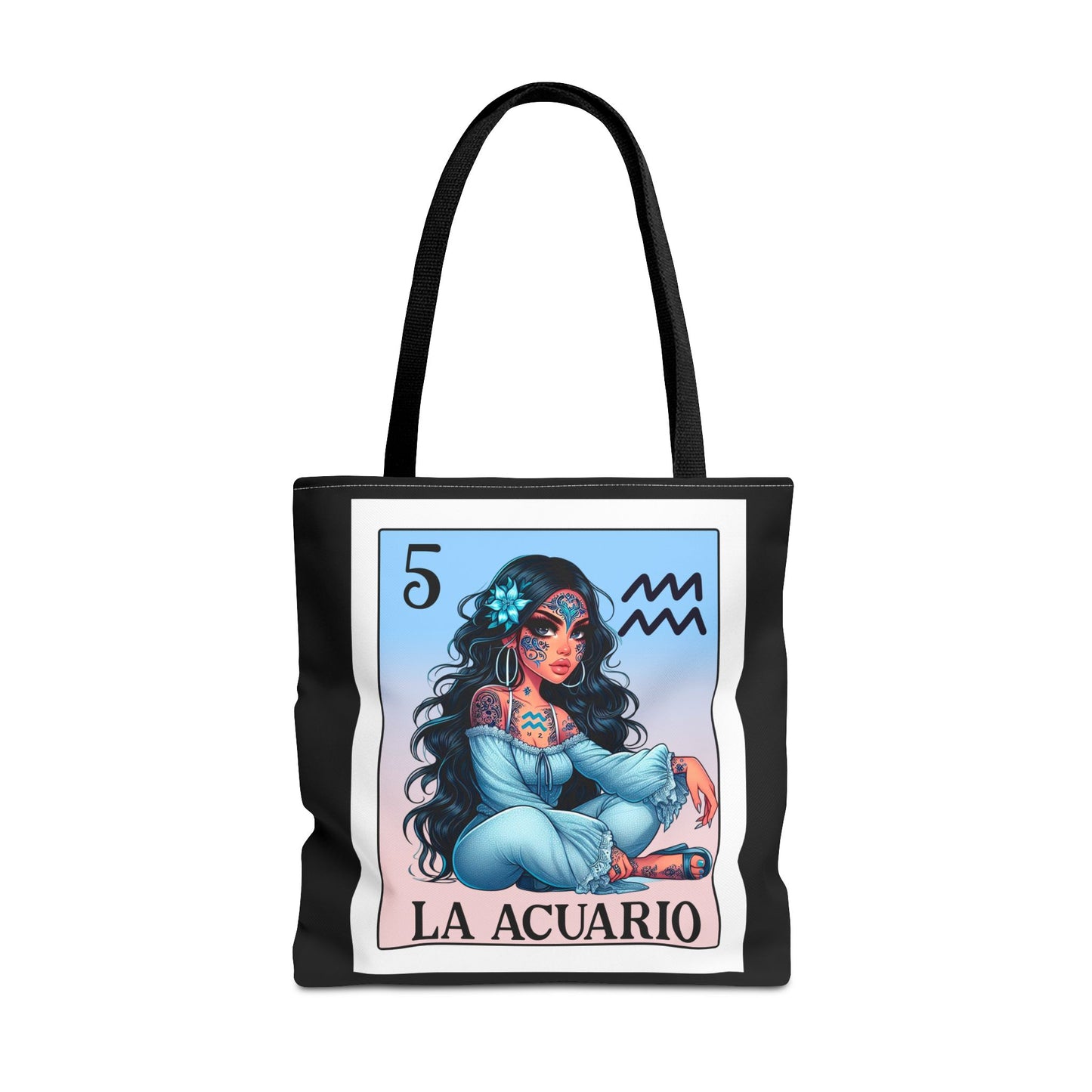 Acuario Spanish Horoscope Tote Bag