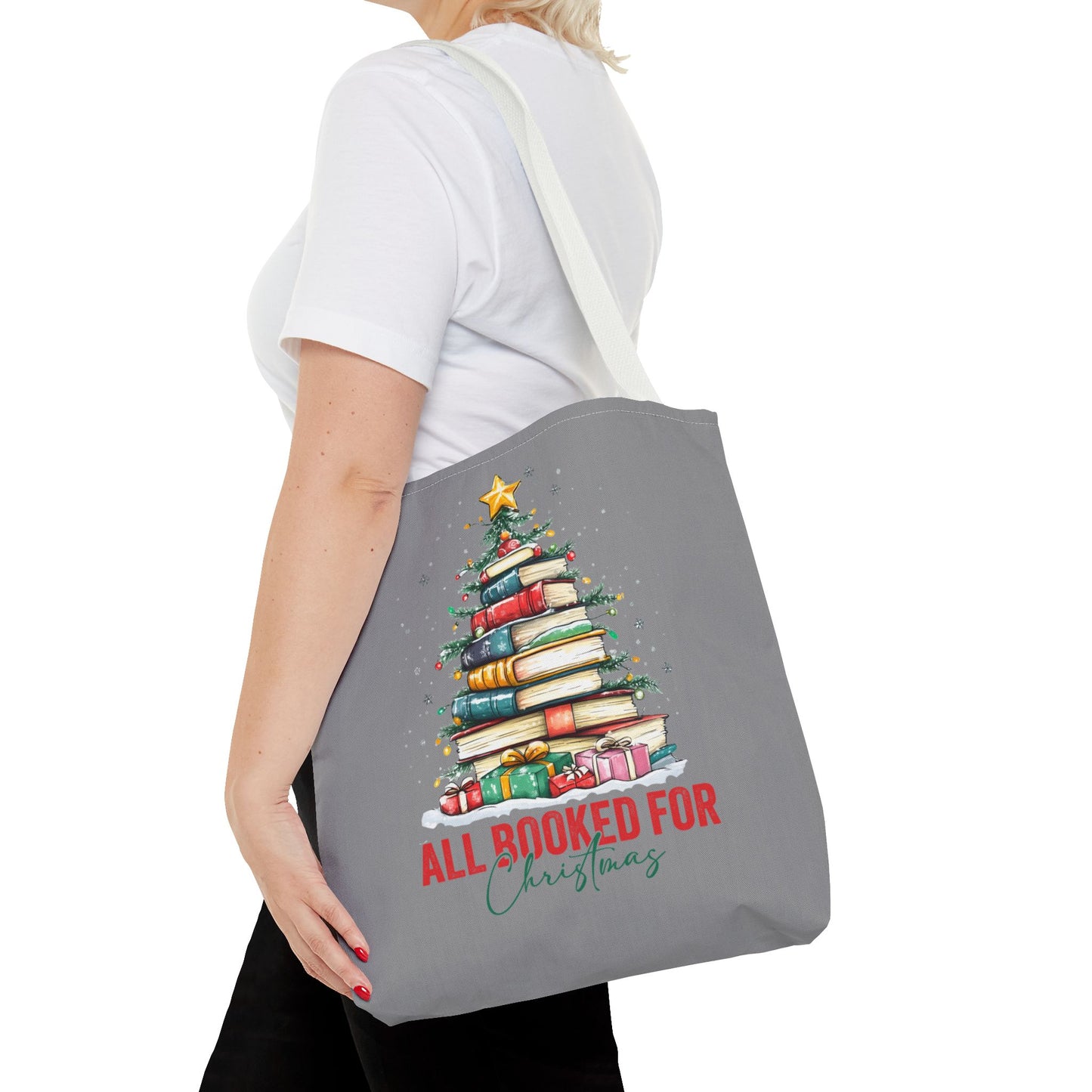 All Booked For Christmas Tote Bag