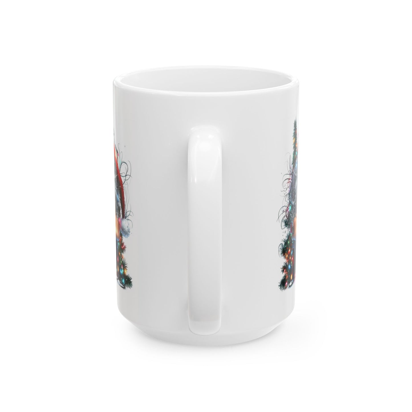 It's Fine Grandma is Fine Everything is Fine" Christmas Ceramic Mug, (11oz, 15oz)