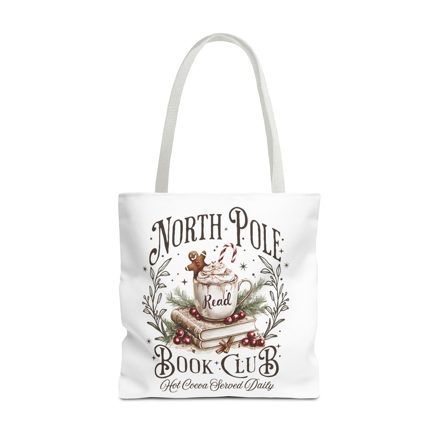 North Pole Book Club Tote Bag