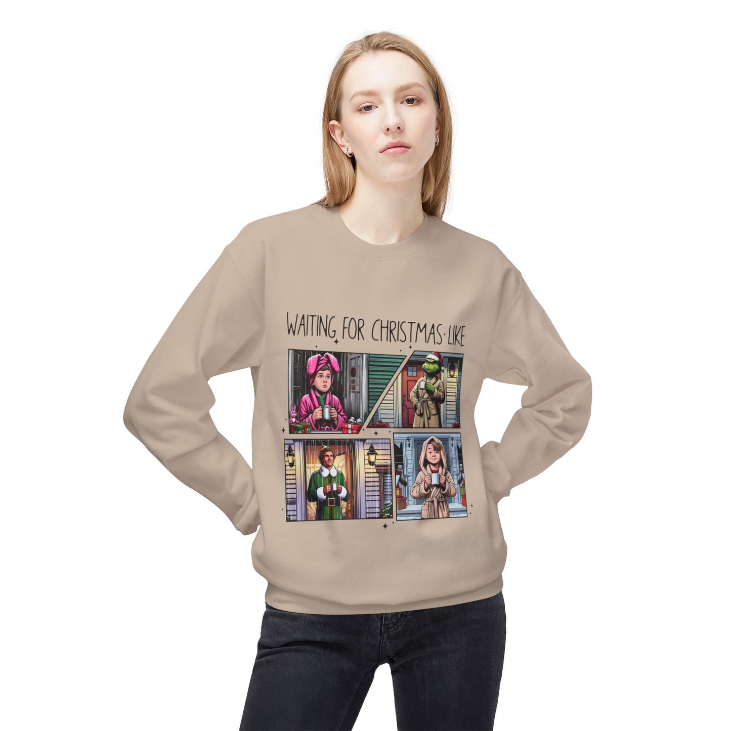 Christmas Sweater Unisex Sweatshirt - Waiting for Christmas Like