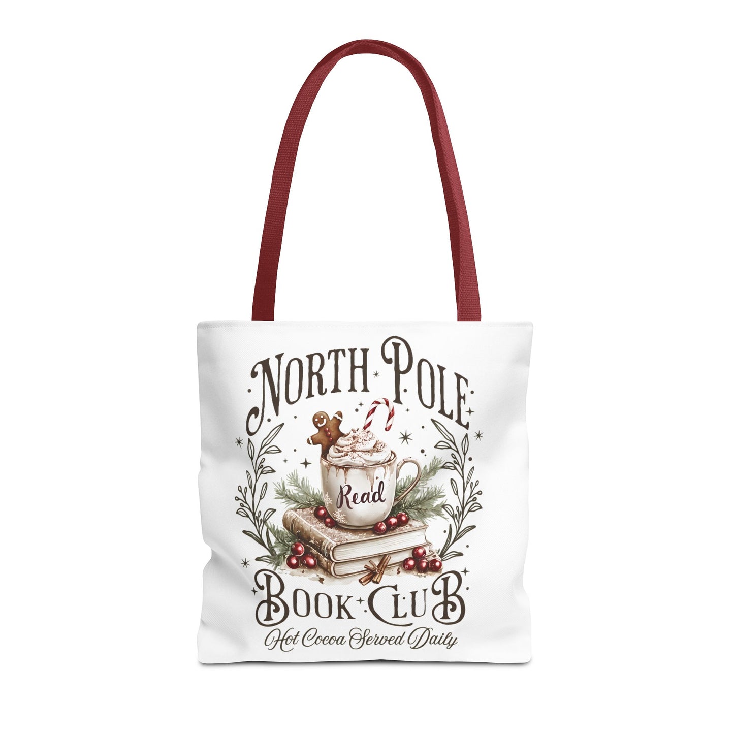 North Pole Book Club Tote Bag