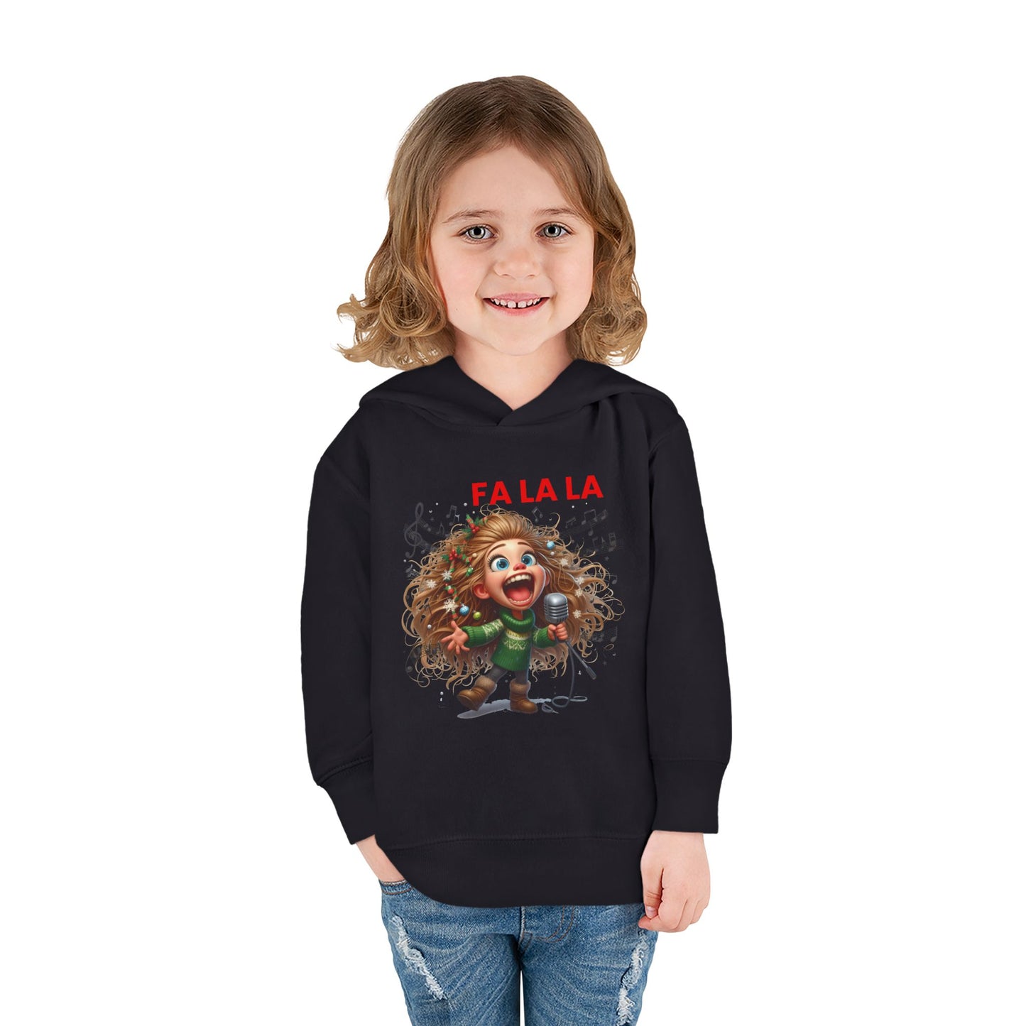 FA LA LA Christmas Toddler Hoodie