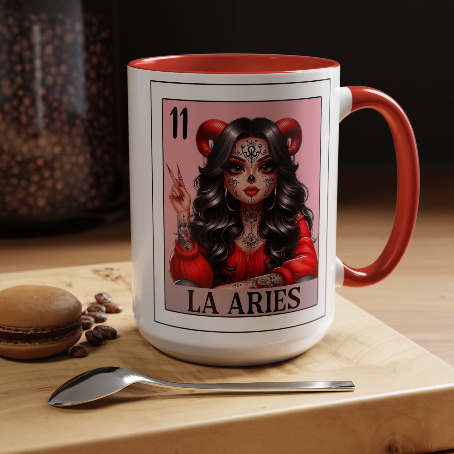 La Aries Spanish Horoscope Coffee Mug