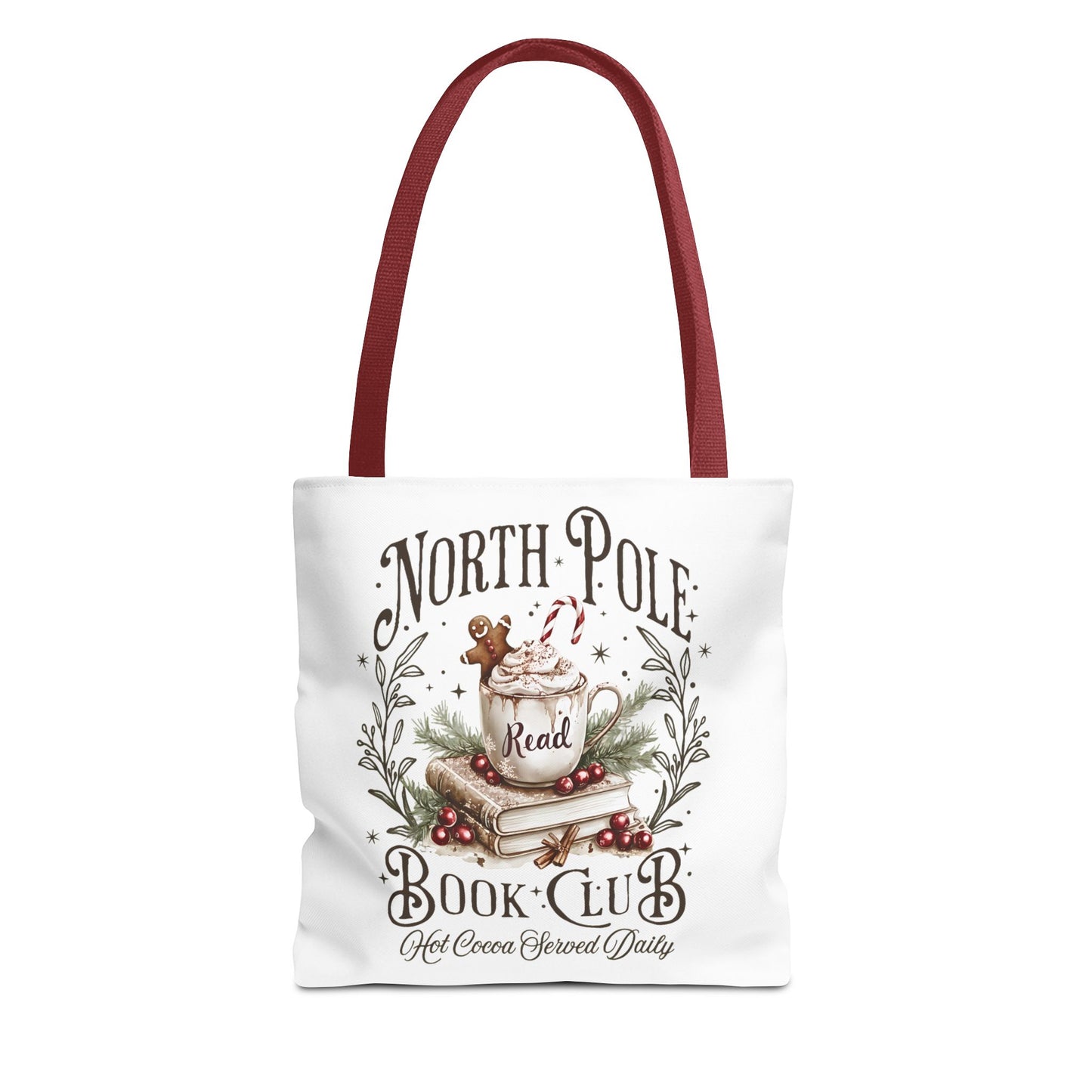 North Pole Book Club Tote Bag