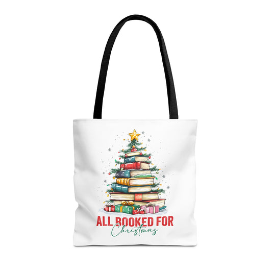 All Booked For Christmas Tote Bag