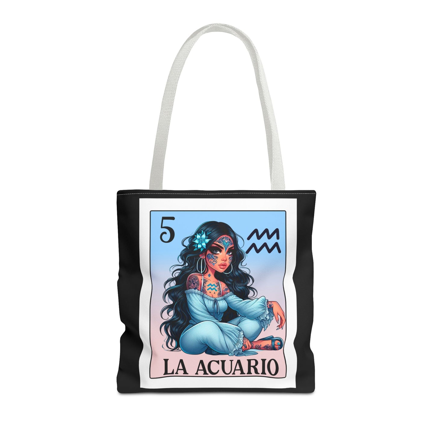 Acuario Spanish Horoscope Tote Bag