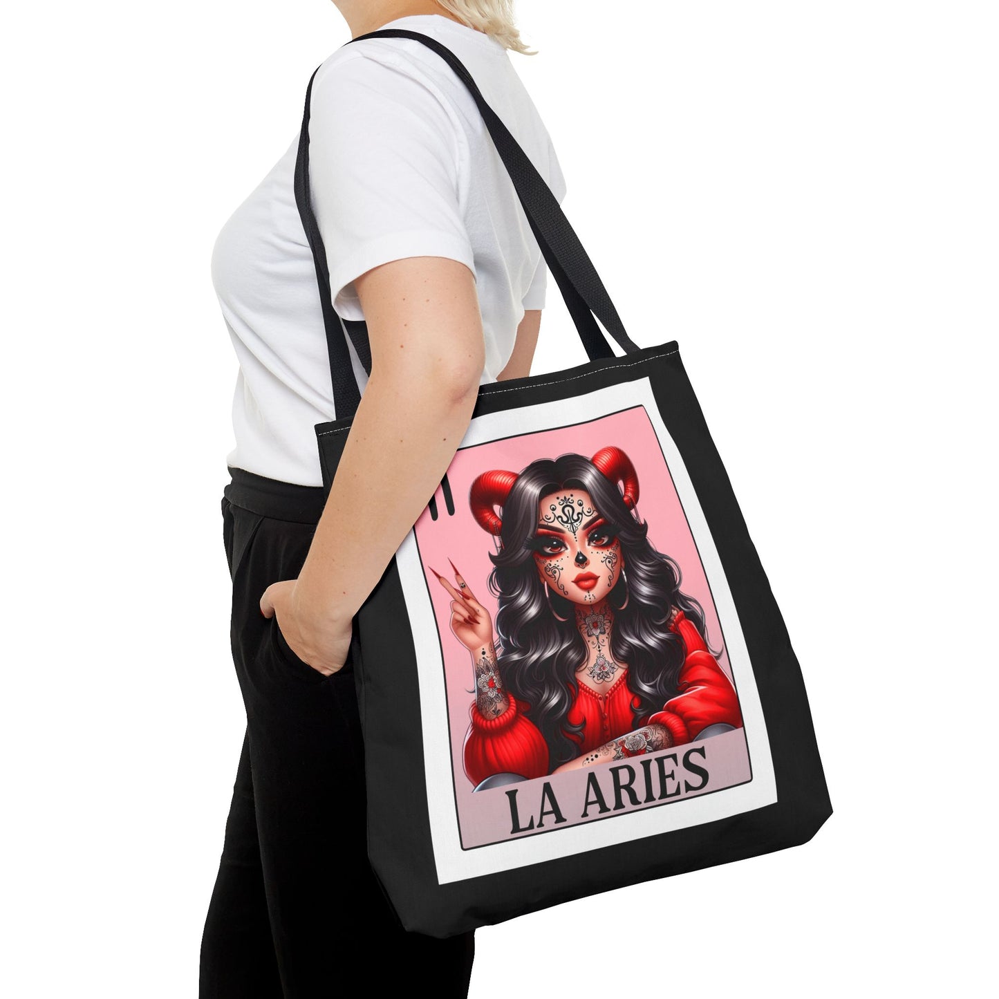 " La Aries Spanish Horoscope Tote Bag