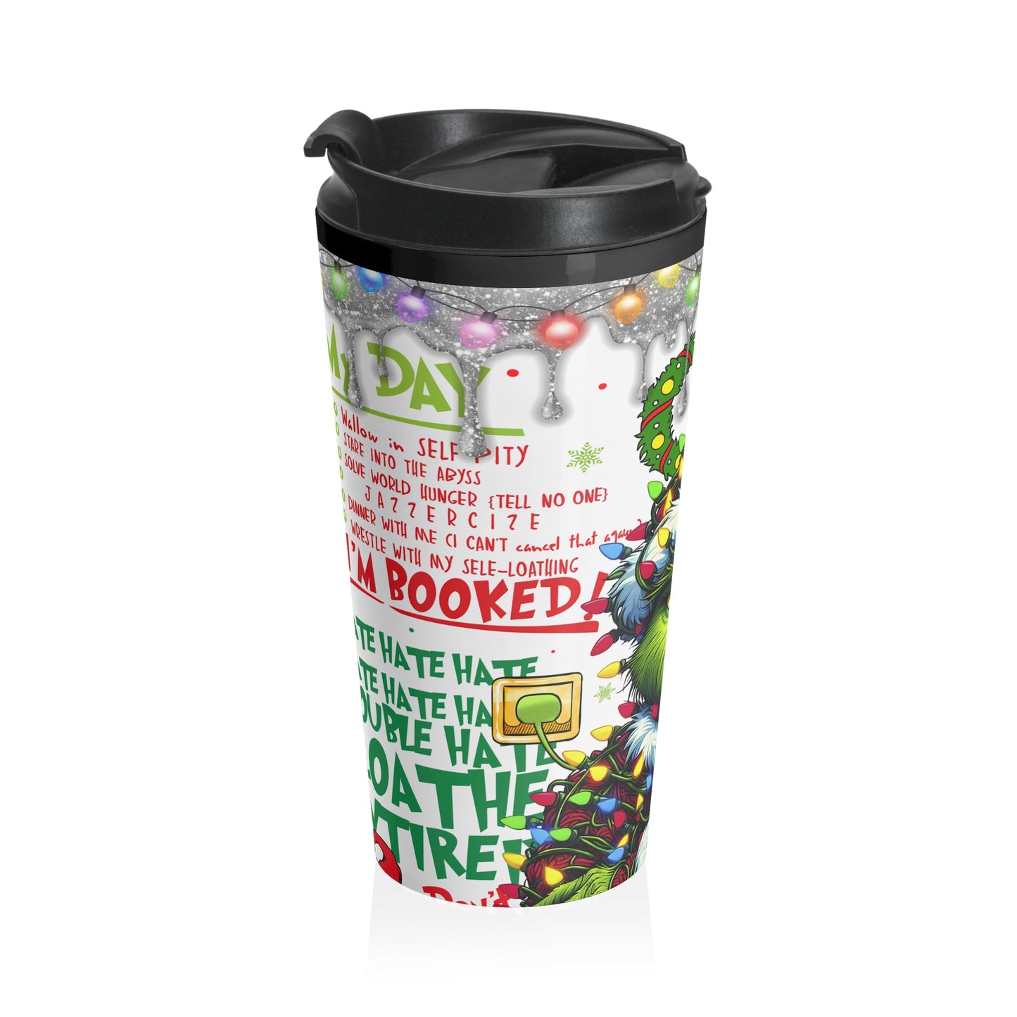 Grinch 15oz Travel Mug