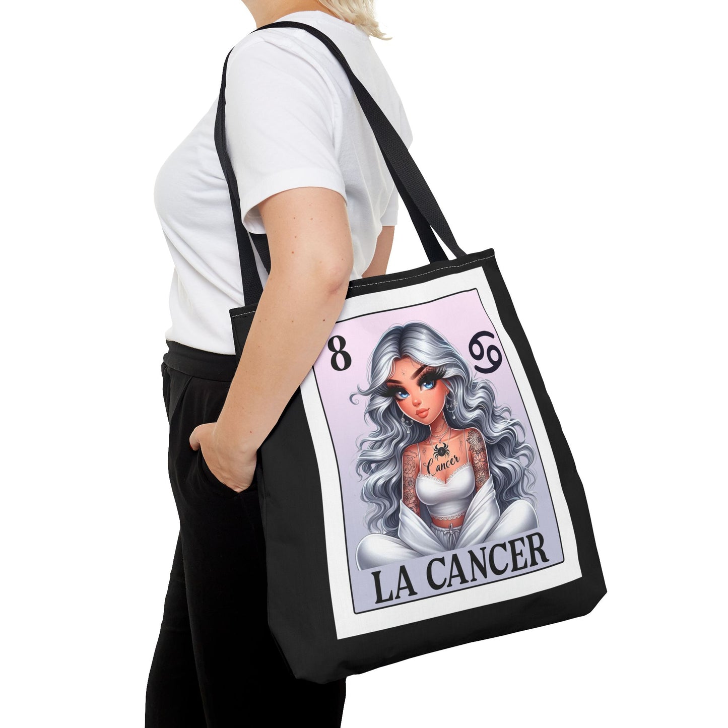 Cancer Spanish Horoscope Tote Bag