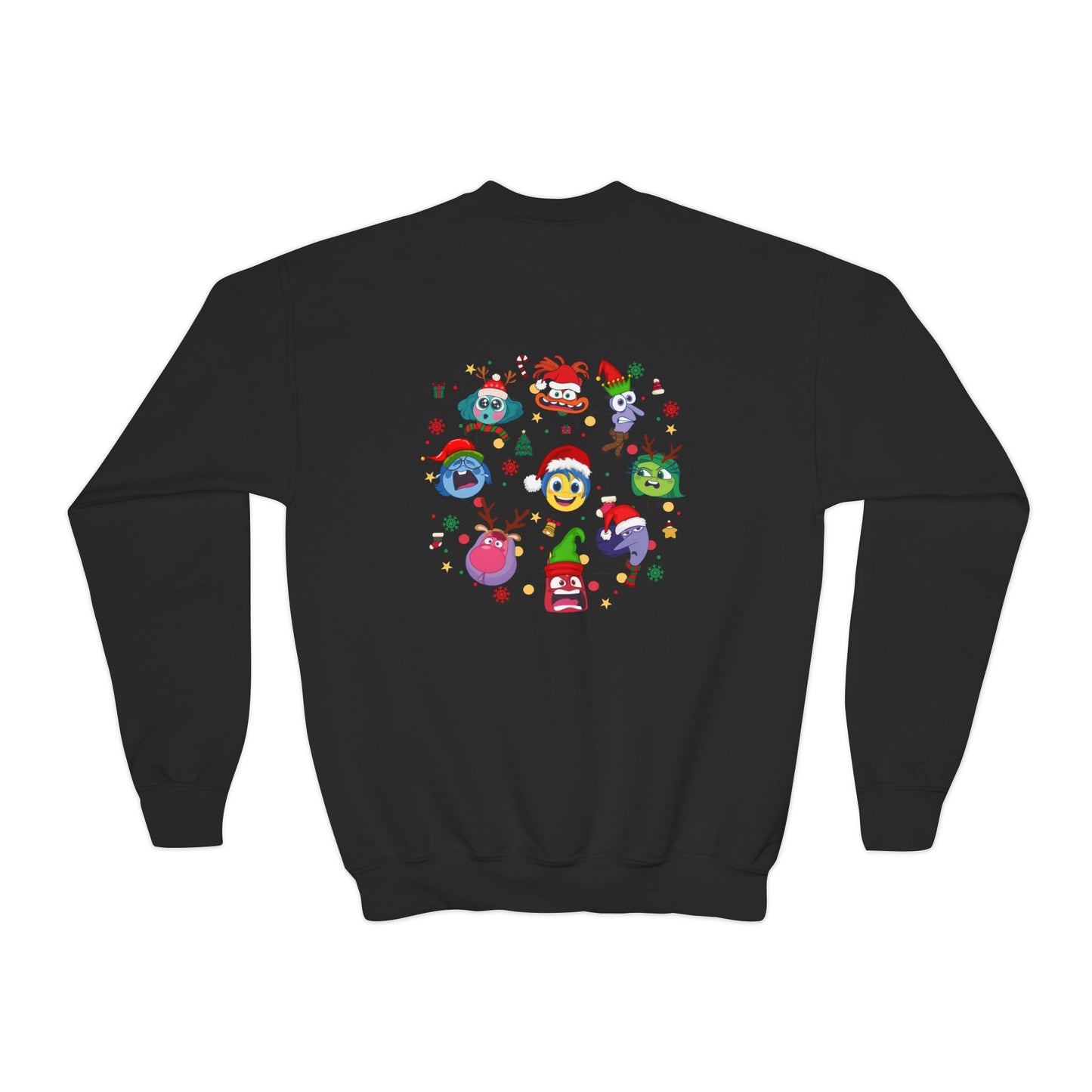 Emotions Christmas Youth Crewneck Sweatshirt