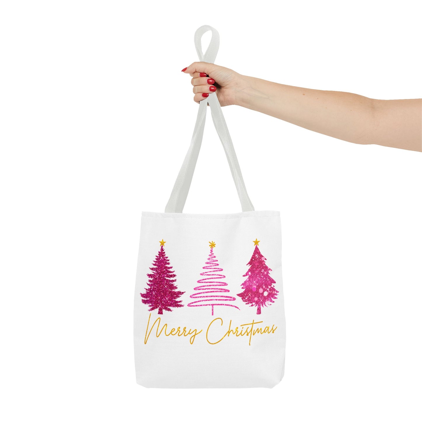 Merry Christmas Tree Tote Bag