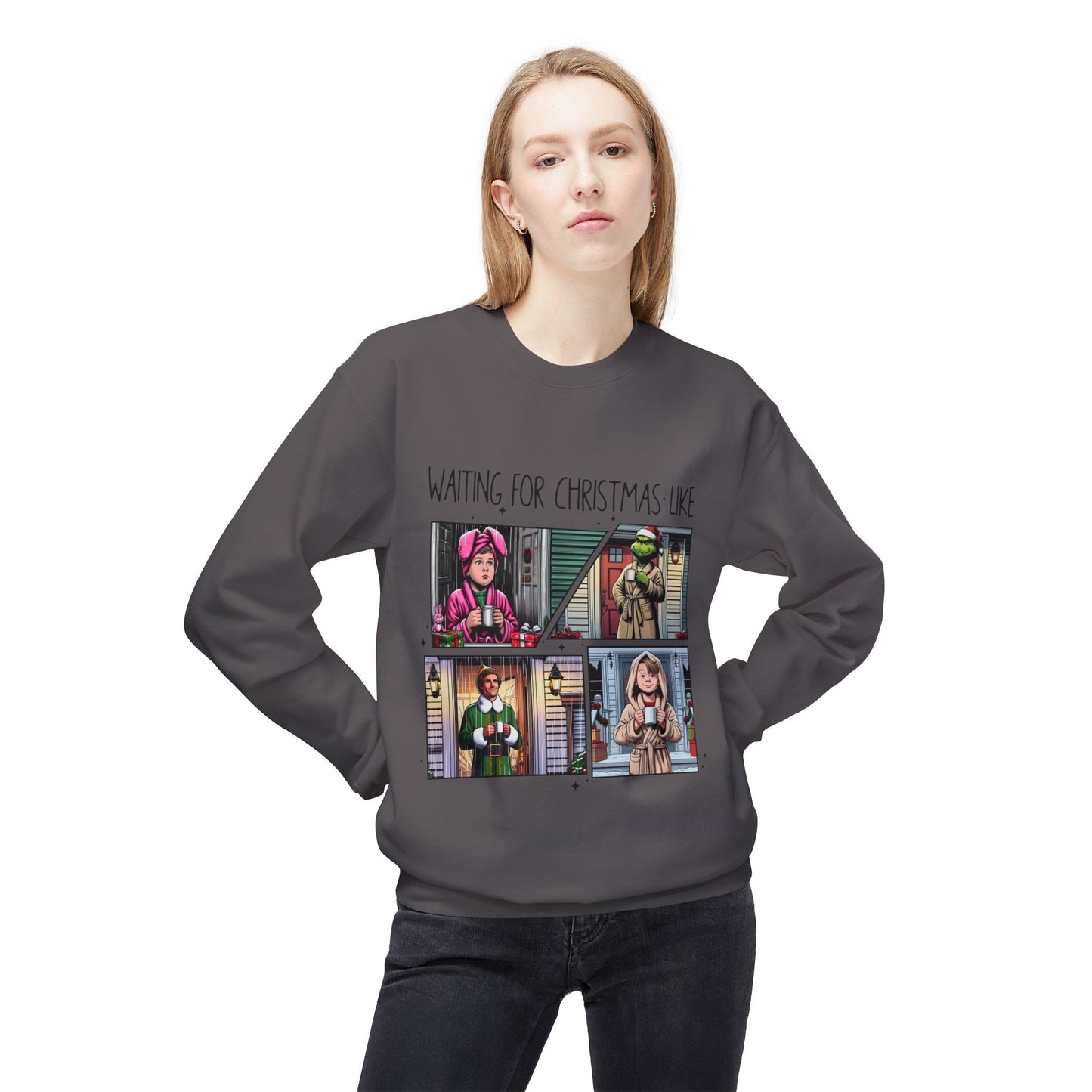 Christmas Sweater Unisex Sweatshirt - Waiting for Christmas Like