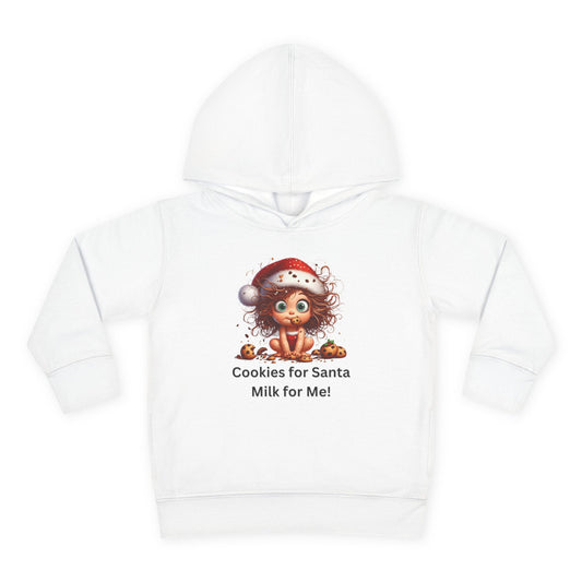 Santas Cookies Toddler Pullover Fleece Hoodie