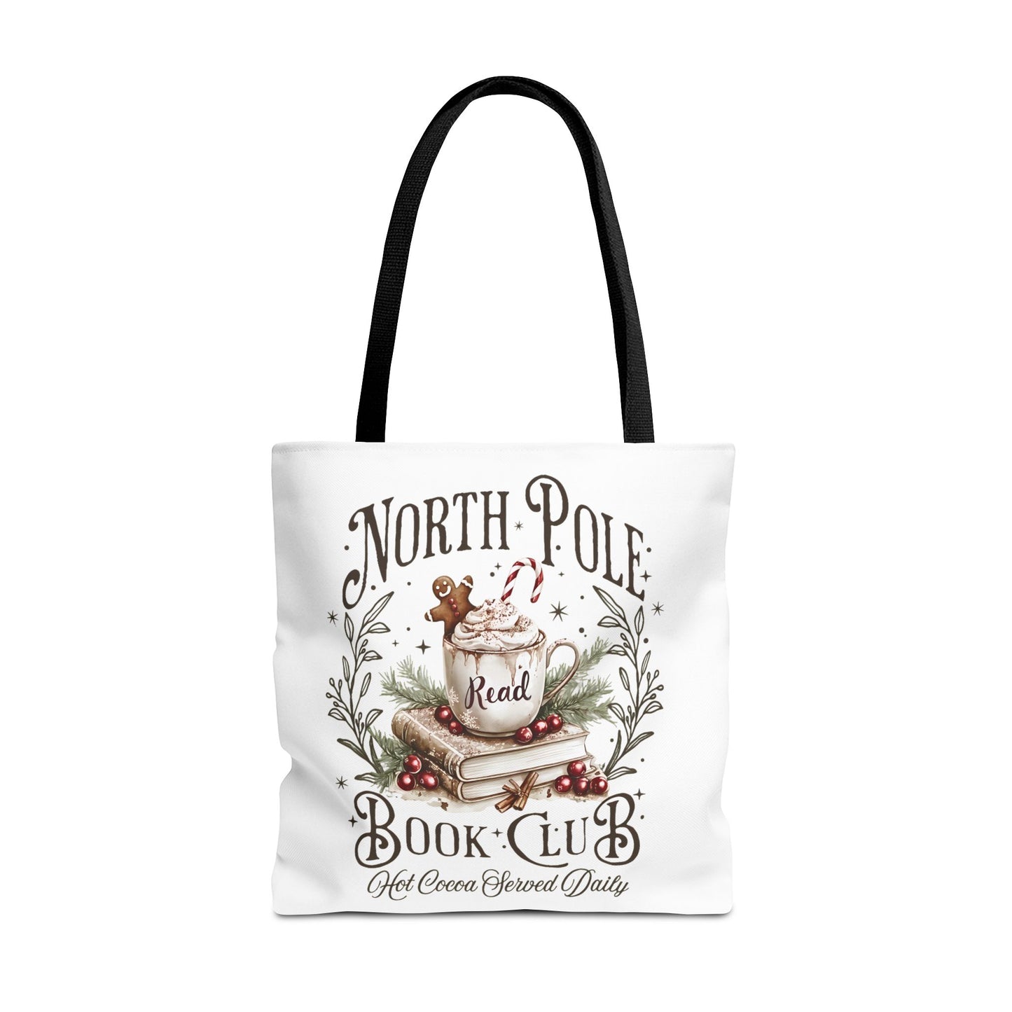 North Pole Book Club Tote Bag