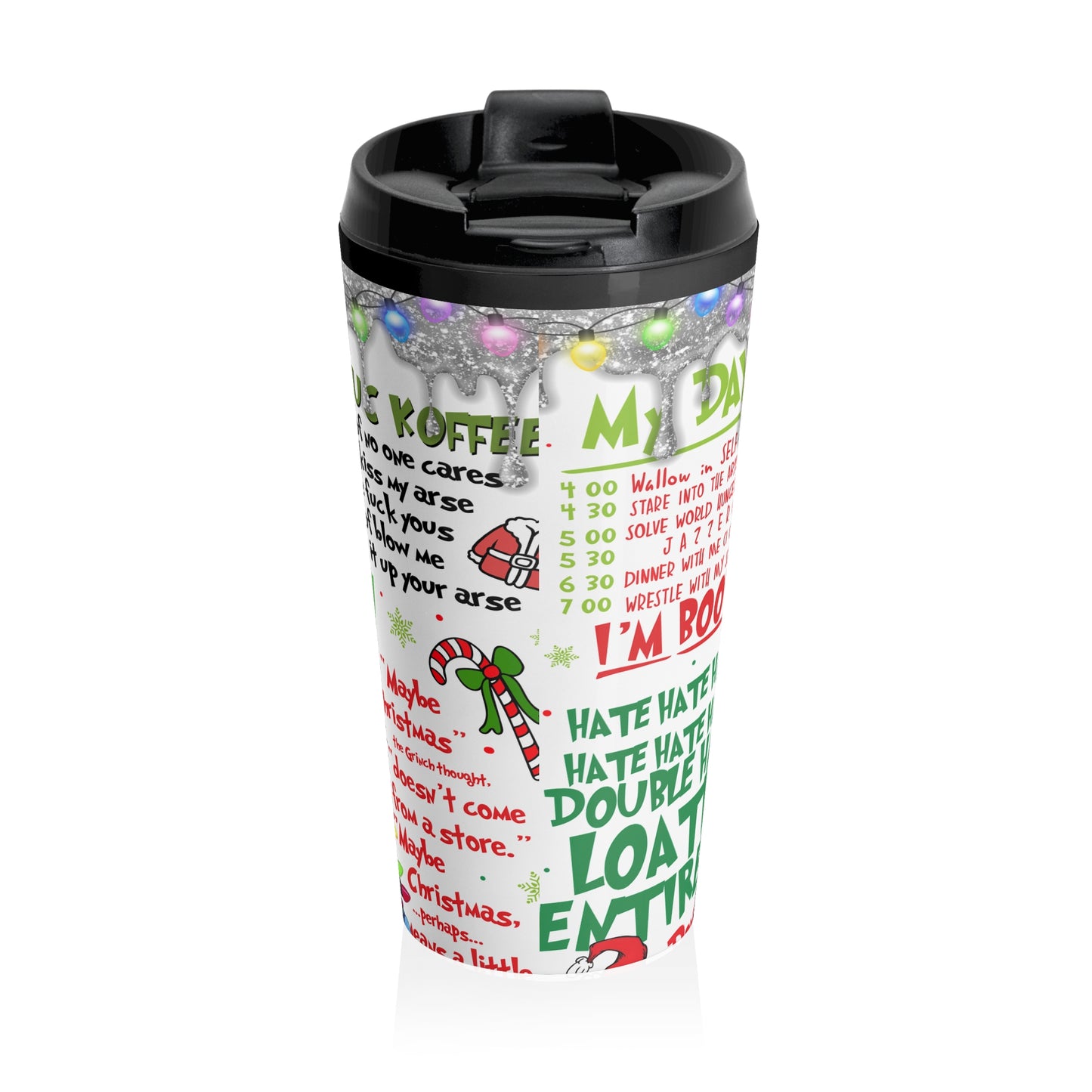 Grinch 15oz Travel Mug