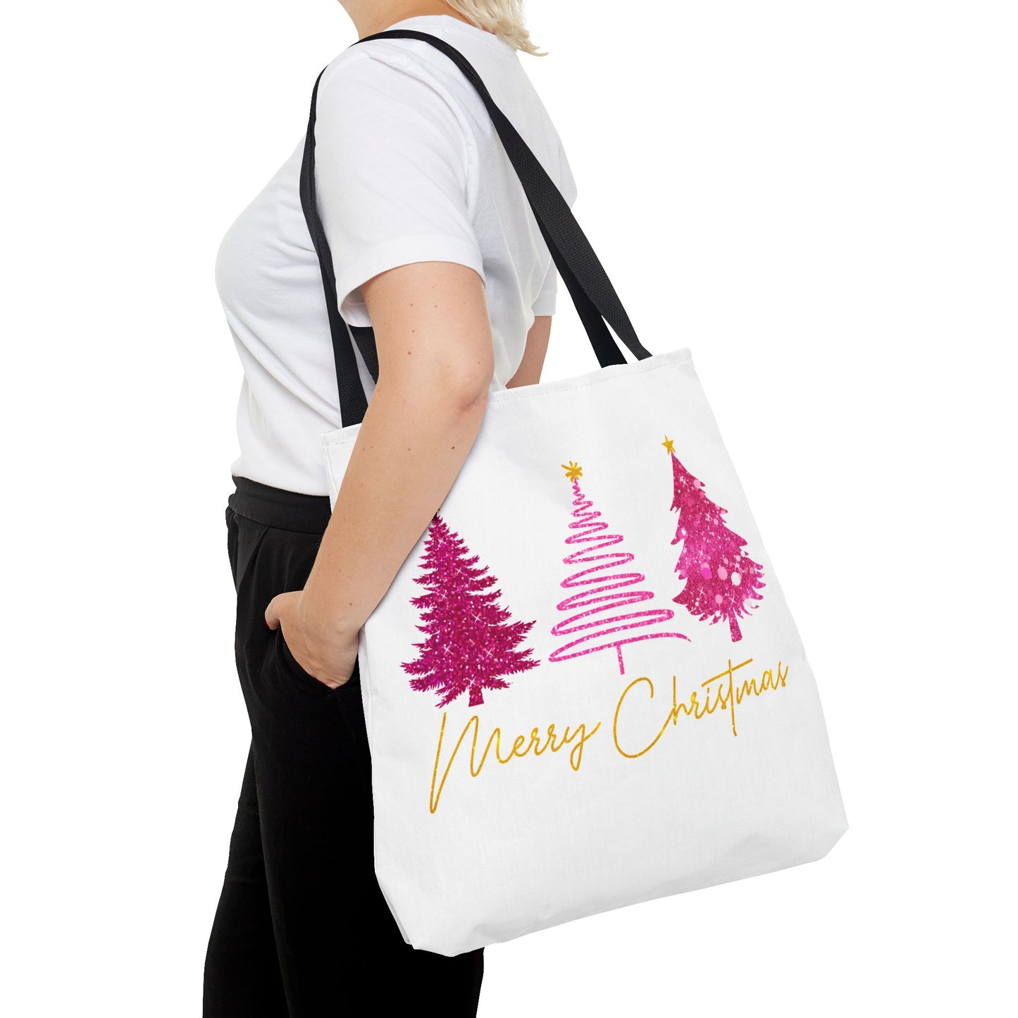 Merry Christmas Tree Tote Bag