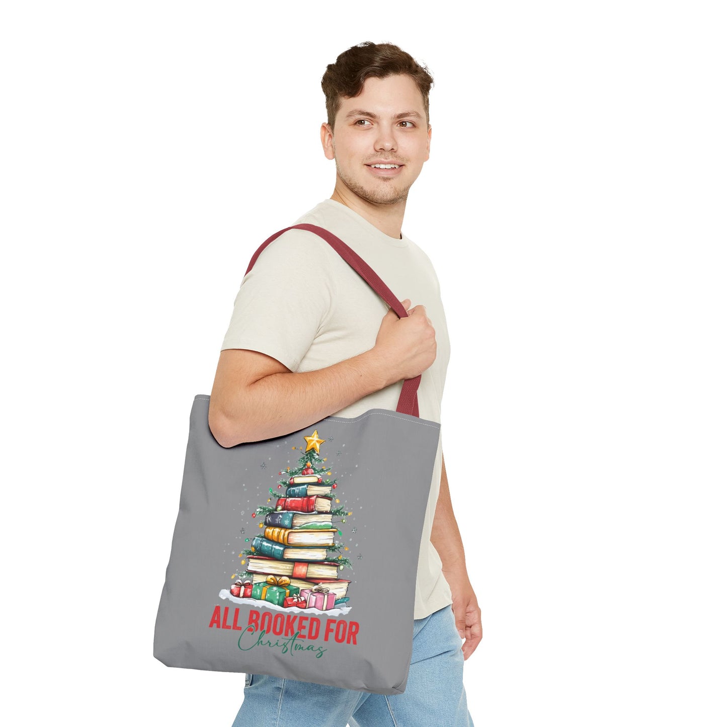 All Booked For Christmas Tote Bag