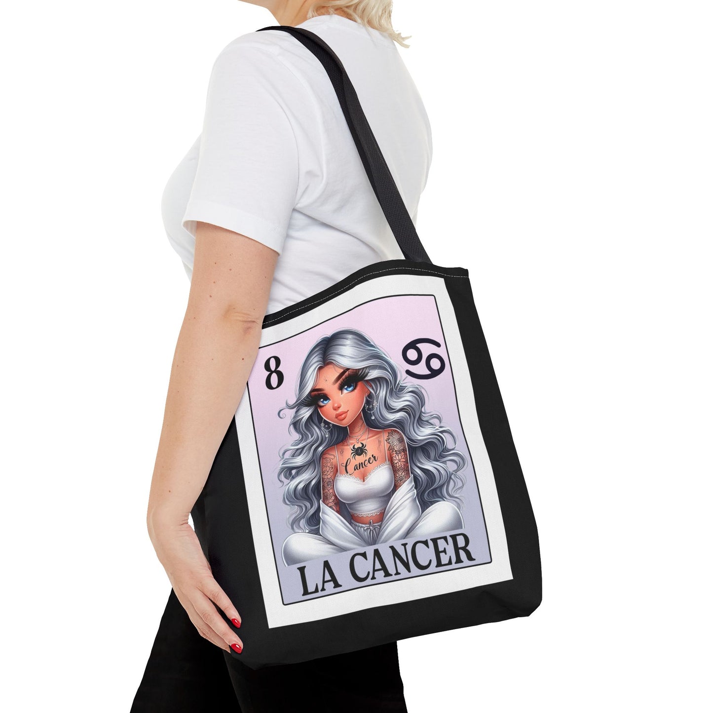 Cancer Spanish Horoscope Tote Bag