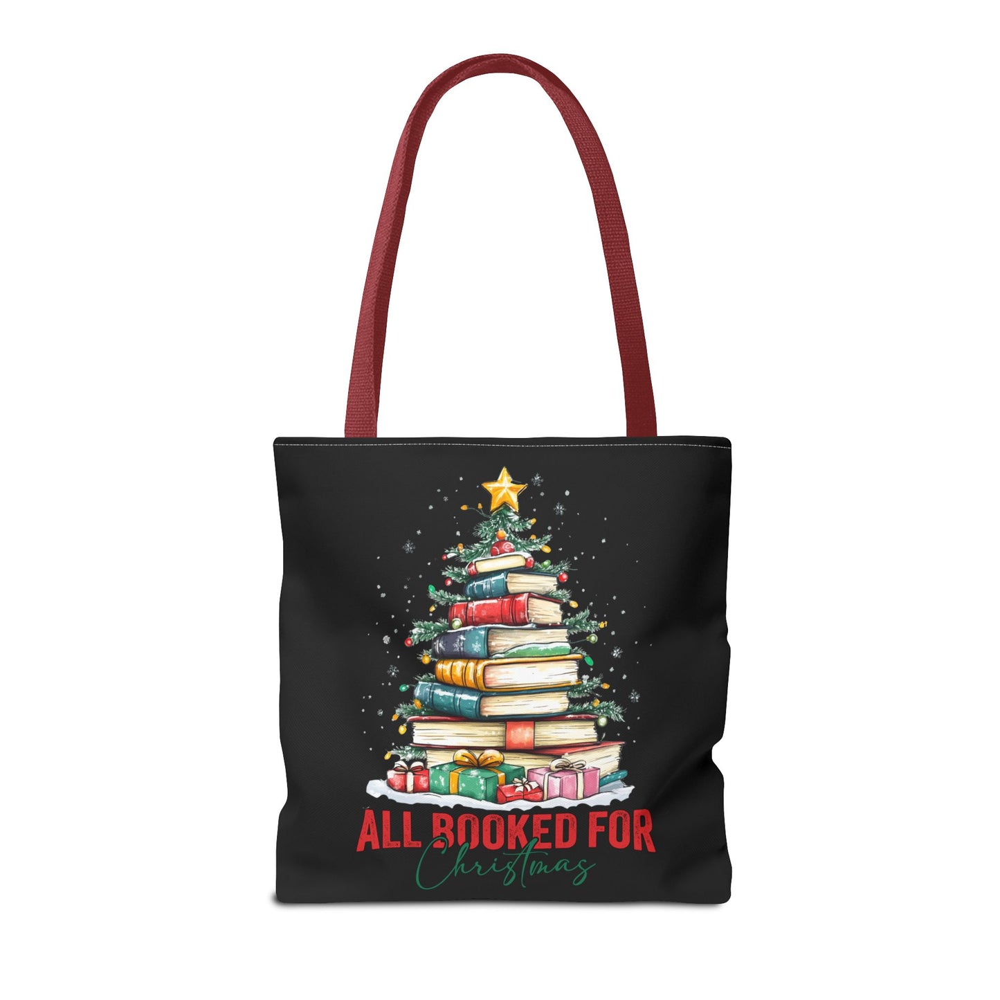 All Booked for Christmas Tote Bag