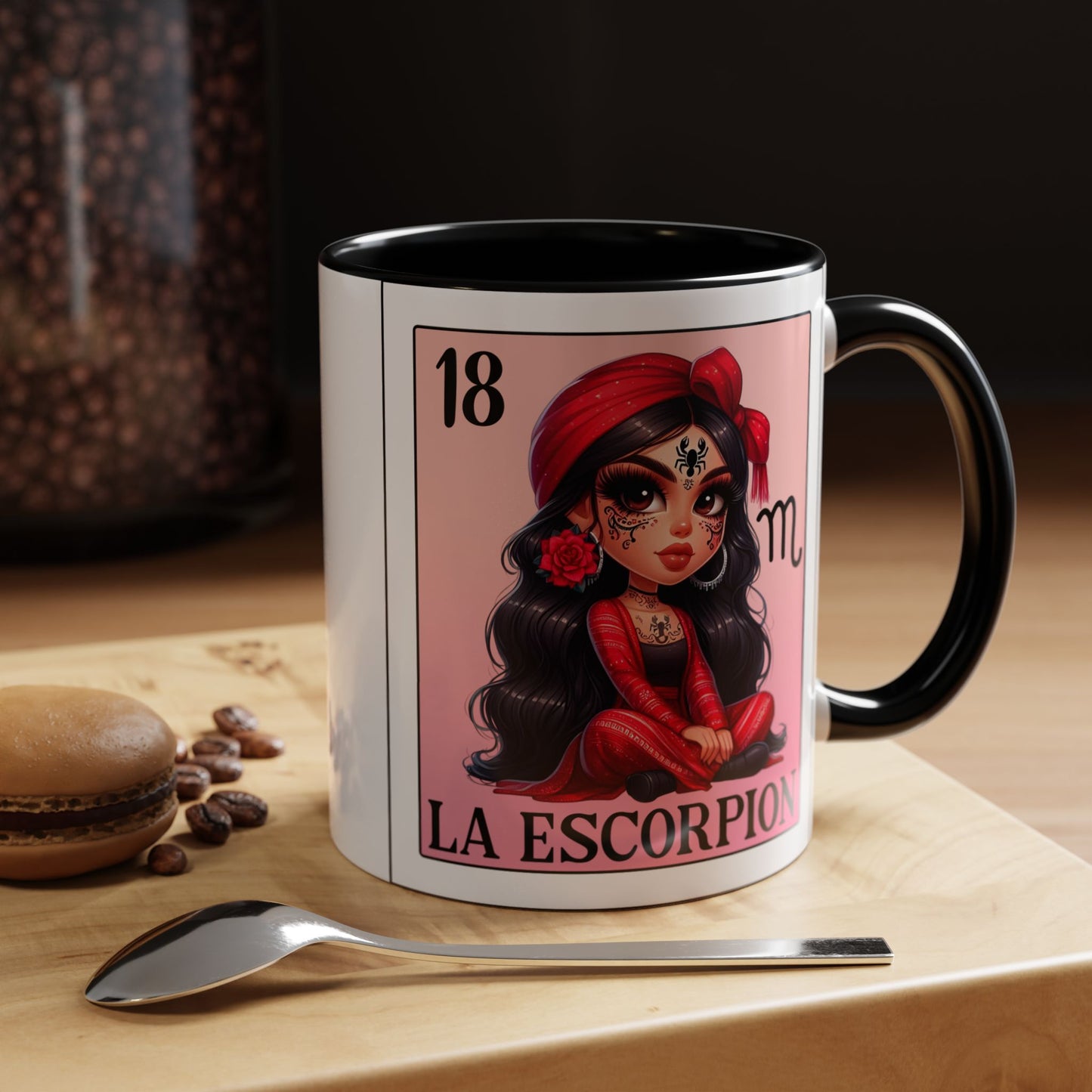 La Escorpion Spanish Horoscope Coffee Mug