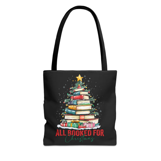 All Booked for Christmas Tote Bag