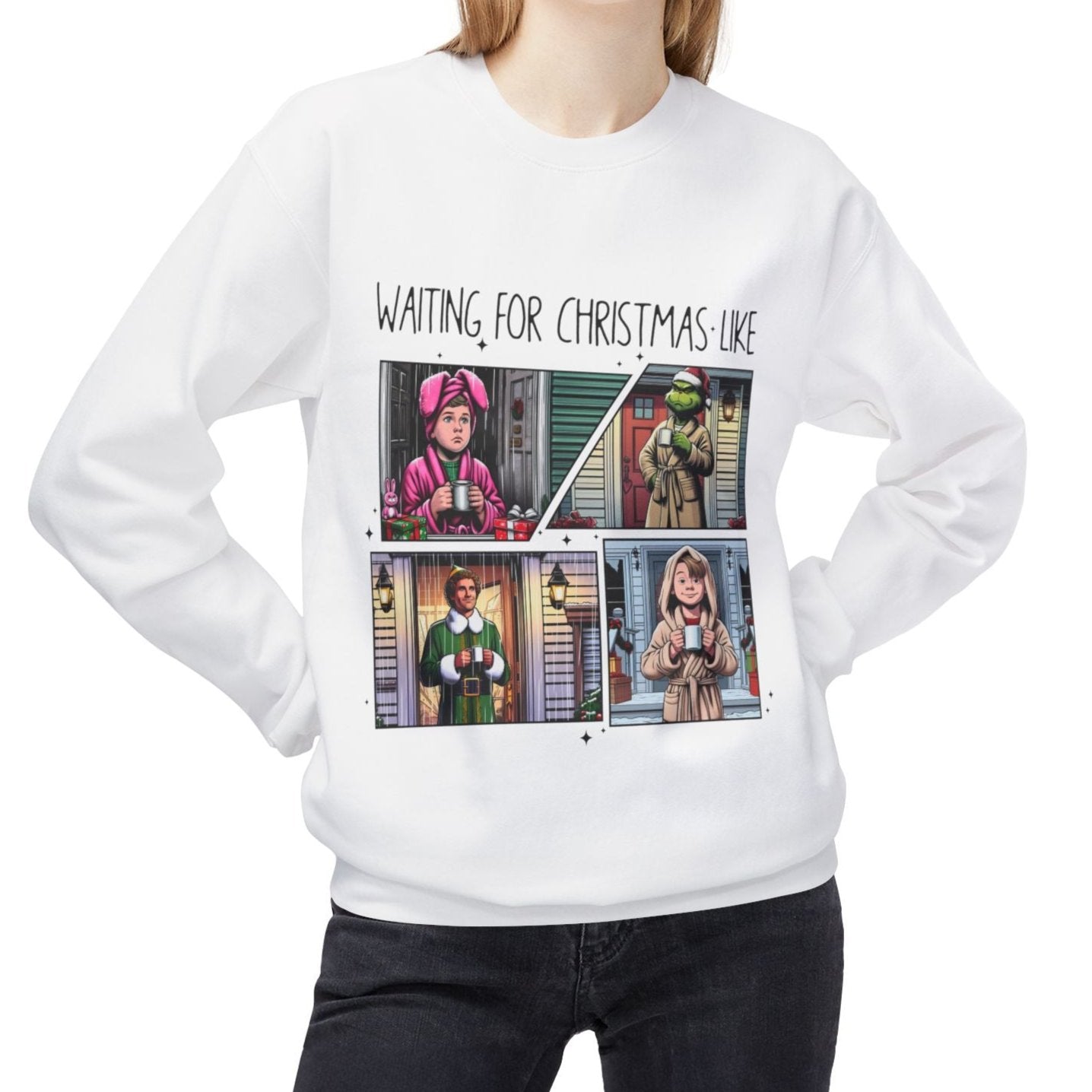 Christmas Sweater Unisex Sweatshirt - Waiting for Christmas Like