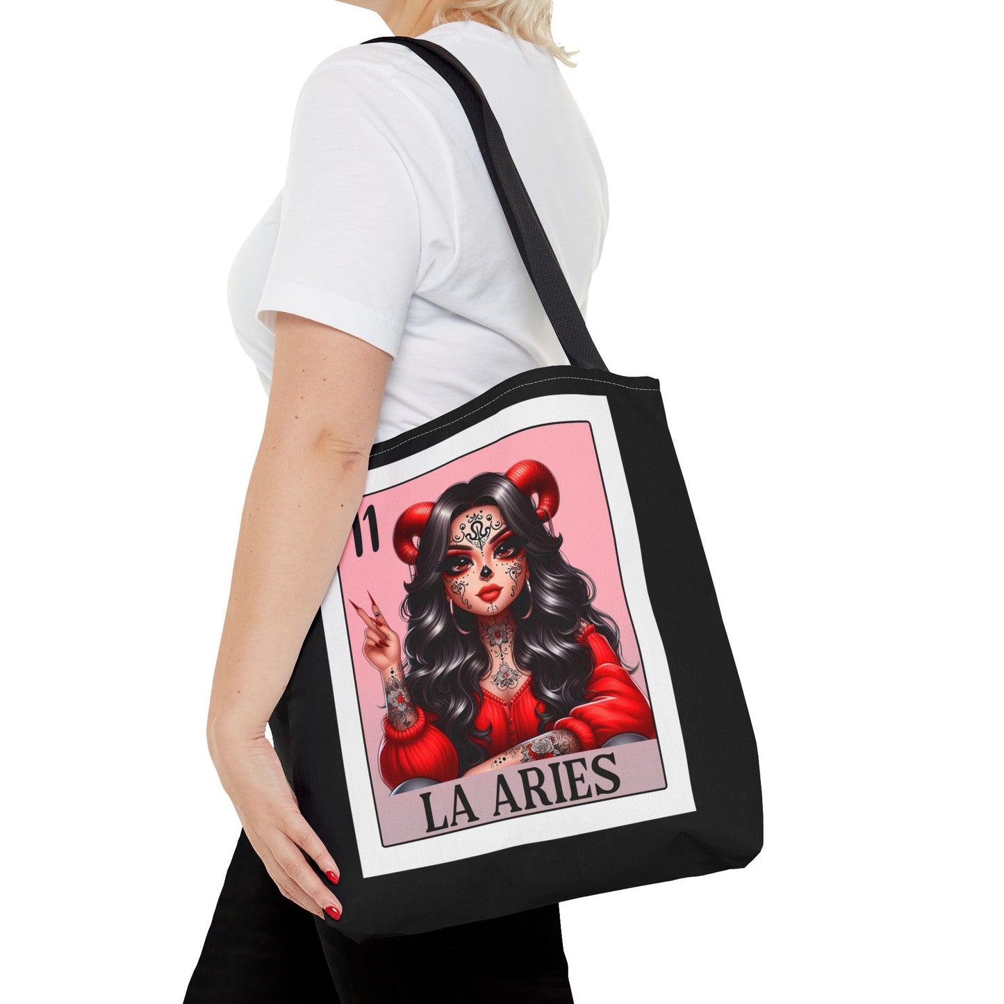 " La Aries Spanish Horoscope Tote Bag